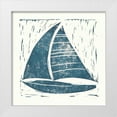thumbnail image 1 of Prahl, Courtney 12x12 White Modern Wood Framed Museum Art Print Titled - Nautical Collage on White IV, 1 of 4
