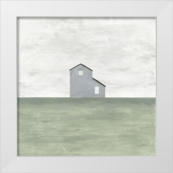 Prahl, Courtney 12x12 White Modern Wood Framed Museum Art Print Titled - Rural Simplicity I