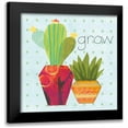 thumbnail image 1 of Prahl, Courtney 15x15 Black Modern Framed Museum Art Print Titled - Southwest Cactus II, 1 of 5