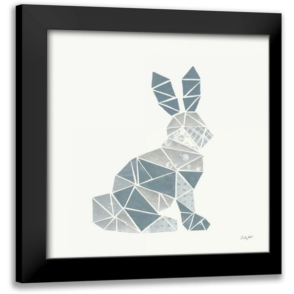 Prahl, Courtney 20x20 Black Modern Framed Museum Art Print Titled - Geometric Animal III
