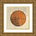 thumbnail image 1 of Prahl, Courtney 20x20 Gold Ornate Wood Framed with Double Matting Museum Art Print Titled - Play Ball IV, 1 of 4