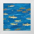 thumbnail image 1 of Prahl, Courtney 20x20 White Modern Wood Framed Museum Art Print Titled - Angling in The Stream Pattern I, 1 of 4