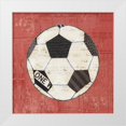 thumbnail image 1 of Prahl, Courtney 20x20 White Modern Wood Framed Museum Art Print Titled - Play Ball III Red, 1 of 4