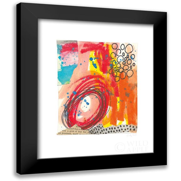 Prahl, Courtney 20x24 Black Modern Framed Museum Art Print Titled - Fire II