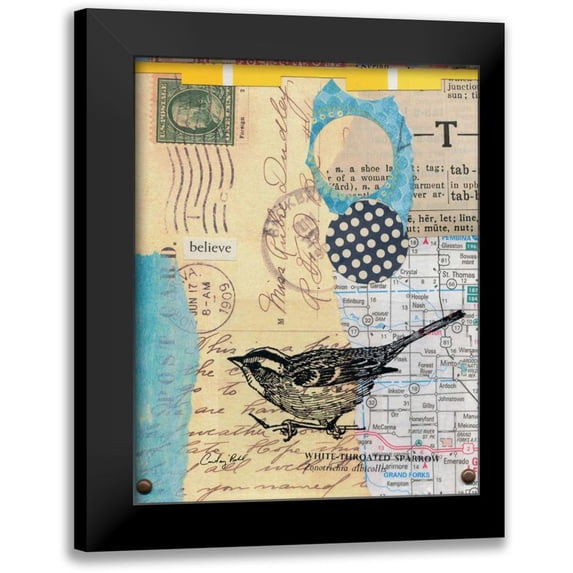 Prahl, Courtney 20x24 Black Modern Framed Museum Art Print Titled - Perched II