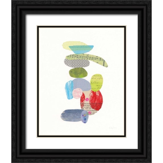 Prahl, Courtney 20x24 Black Ornate Wood Framed with Double Matting Museum Art Print Titled - Whimsy III