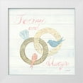 thumbnail image 1 of Prahl, Courtney 26x26 White Modern Wood Framed Museum Art Print Titled - Lovebirds II, 1 of 4
