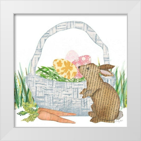 Prahl, Courtney 26x26 White Modern Wood Framed Museum Art Print Titled - Spring Has Sprung VI