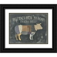 thumbnail image 1 of Prahl, Courtney 32x26 Black Ornate Wood Framed with Double Matting Museum Art Print Titled - From the Butcher Elements 22, 1 of 4
