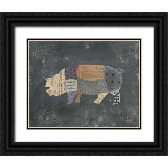 Prahl, Courtney 32x26 Black Ornate Wood Framed with Double Matting Museum Art Print Titled - From the Butcher VII
