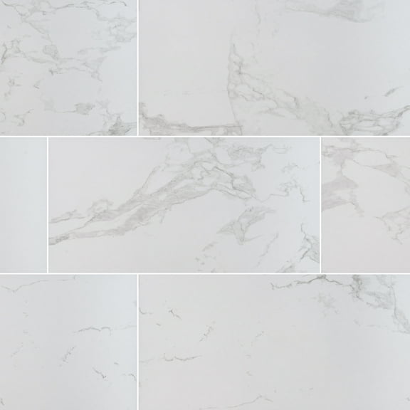 Praia Carrara 12 in. X 24 in. Glazed Porcelain Floor and Wall Tile (16 sq.ft. / case)