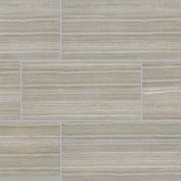 Praia Cream 12 in. X 24 in. Glazed Porcelain Floor and Wall Tile (16 sq. ft. / case)
