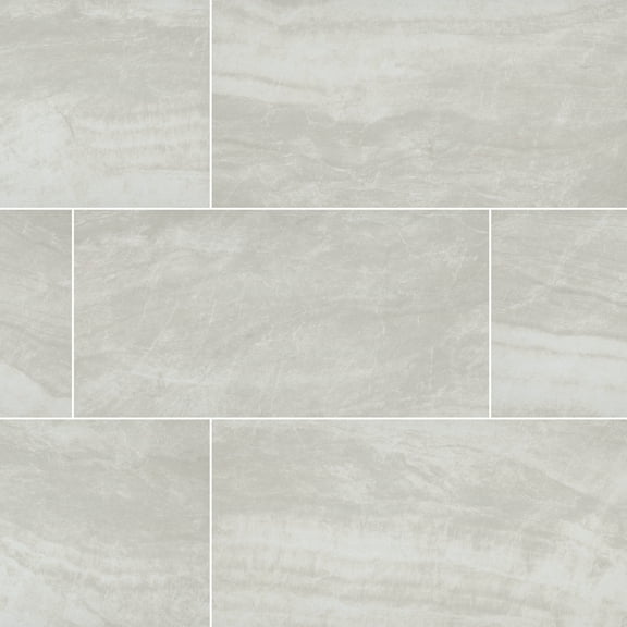 Praia Grey 12 in. X 24 in. Glazed Porcelain Floor and Wall Tile (16 sq.ft. / case)