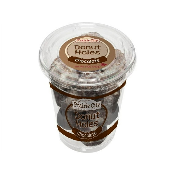 Prairie City Bakery Chocolate Donut Holes 5oz (PACK OF 12)