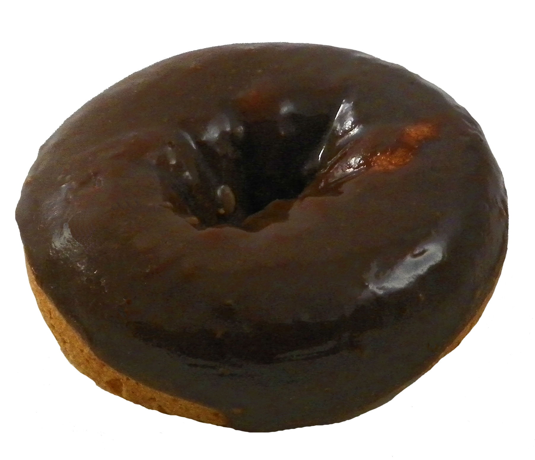 Prairie City Bakery Classic Chocolate Iced Cake Donut, 18 Ounce -- 6 per case.