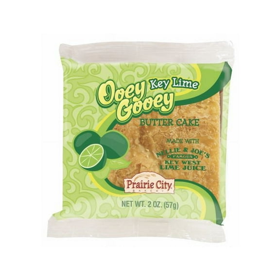 Prairie City Bakery Individually Wrapped Key Lime Ooey Gooey Butter Cake, 2 Ounce - 60 per case.