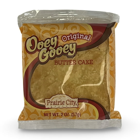 Prairie City Bakery Ooey Gooey Butter Cake, 10 Cakes, Original, 20 Ounce