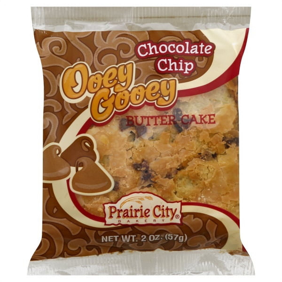 Prairie City Bakery Ooey Gooey Chocolate Chip Butter Cake, 2 Ounces