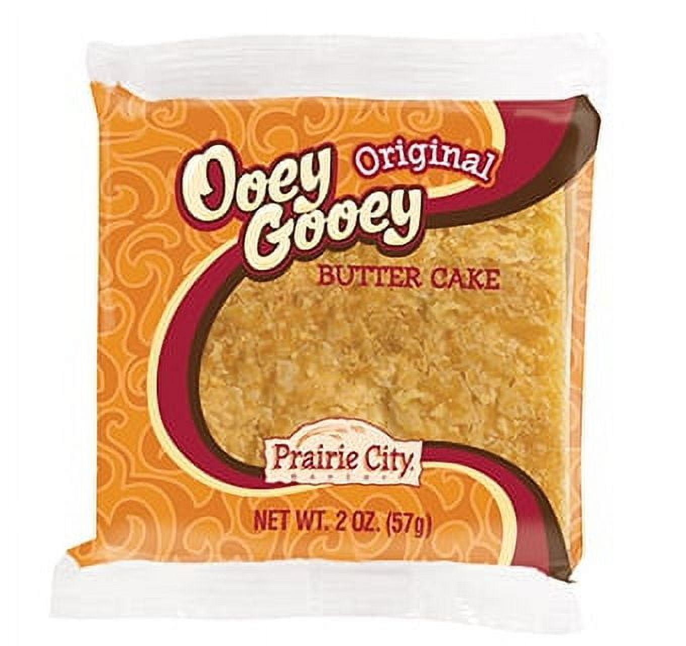 Prairie City Original Ooey Gooey Butter Cake, 2 oz, Individually Wrapped