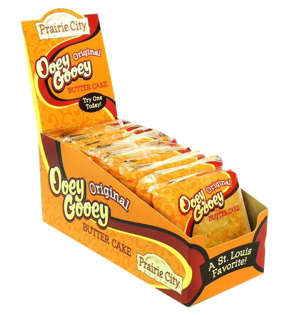 Prairie City, Ooey Gooey Original Butter Cake, Count 10 (2 oz) Cakes