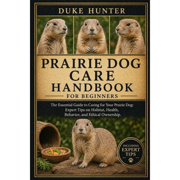Prairie Dog Care Handbook: The Essential Guide to Caring for Your Prairie Dog: Expert Tips on Habitat, Health, Behavior,, (Paperback)