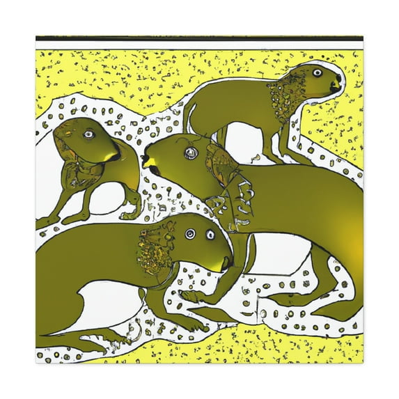 Prairie Dog Rococo - Canvas