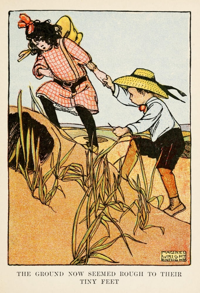 Prairie-Dog Town 1906 Ground now seemed rough Canvas Art - M Wright Enright (24 x 36)
