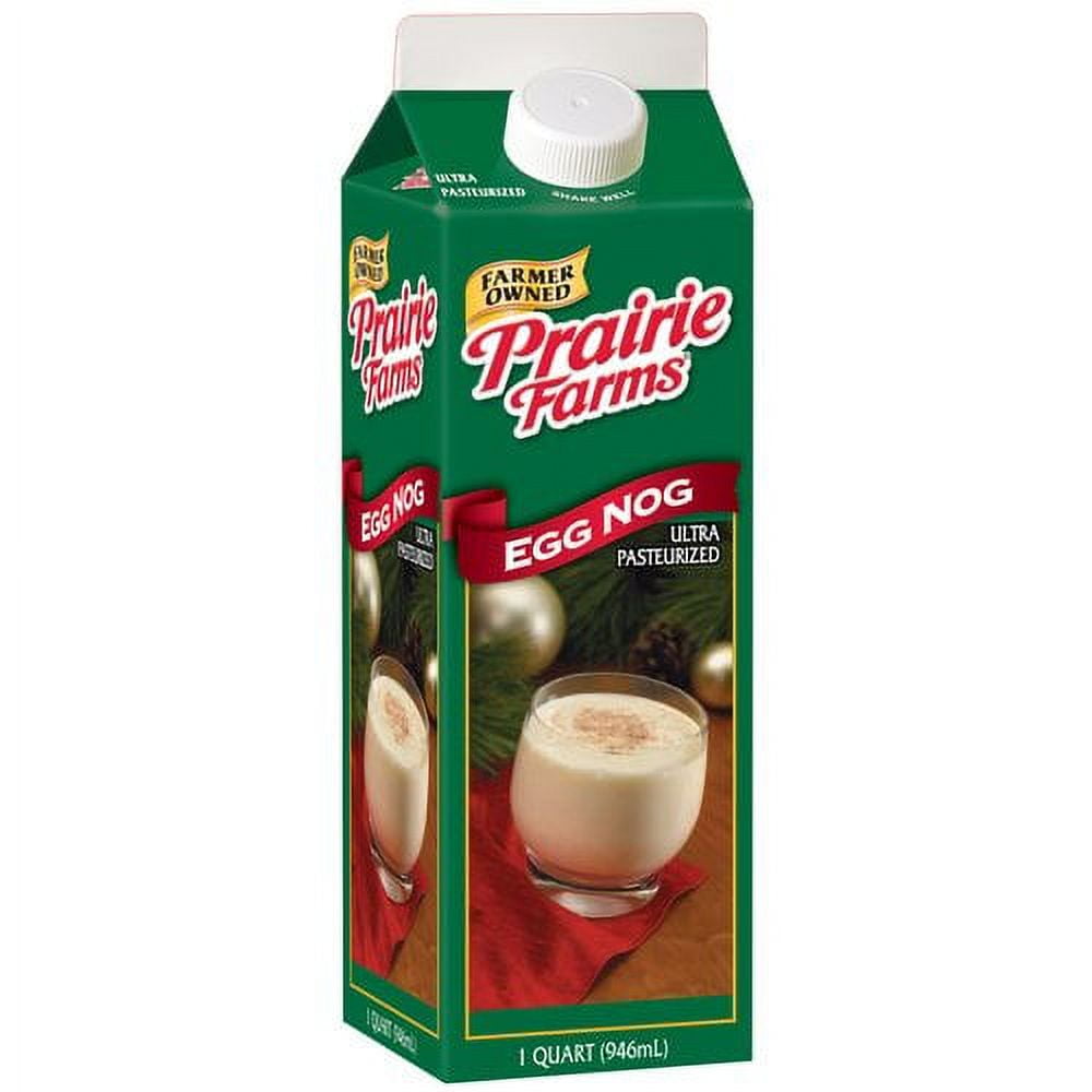 Prairie Farms Dairy UltraPasteurized Eggnog, 1 Quart