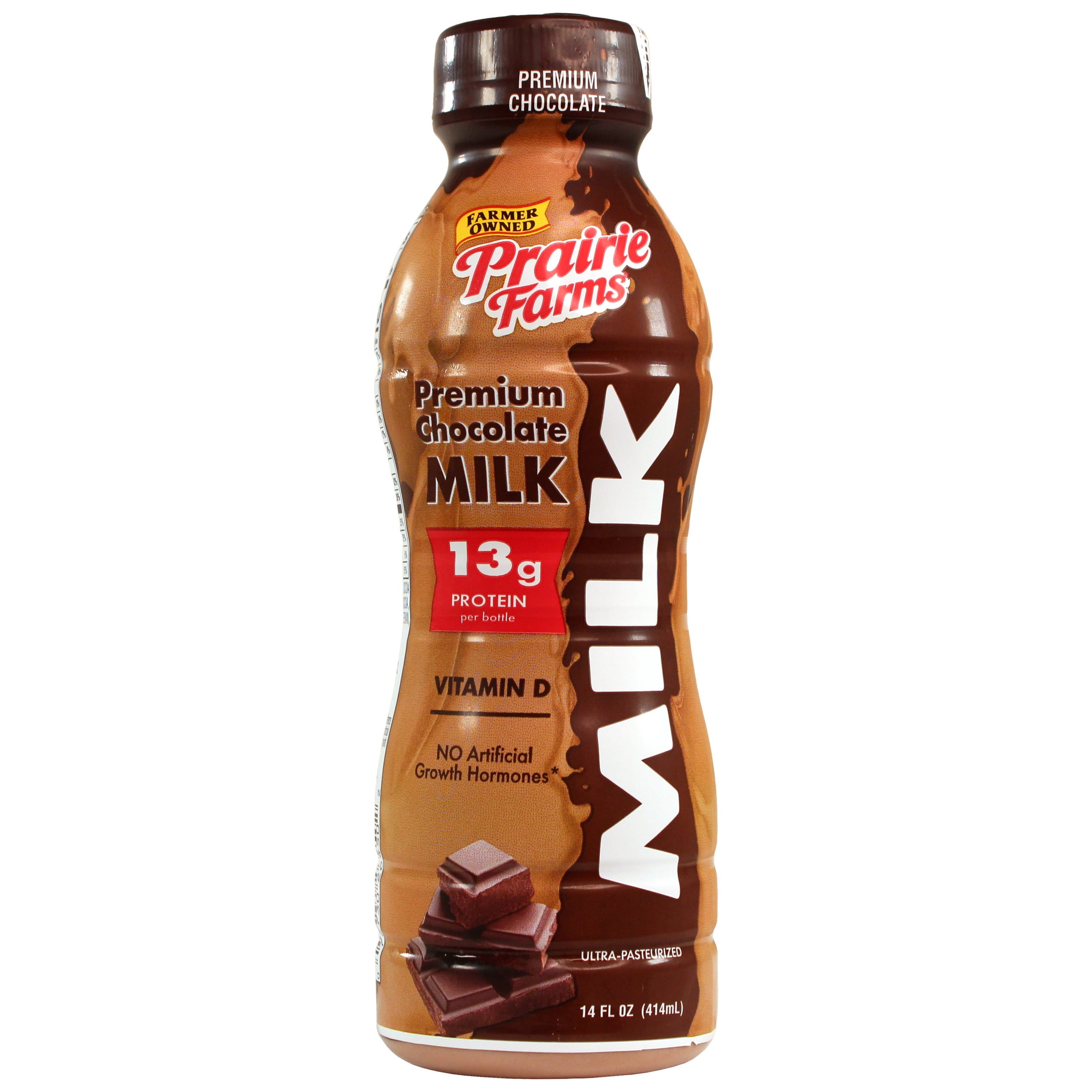 Prairie Farms Premium Chocolate Milk, UHT, 14 Fl Oz - Walmart.com