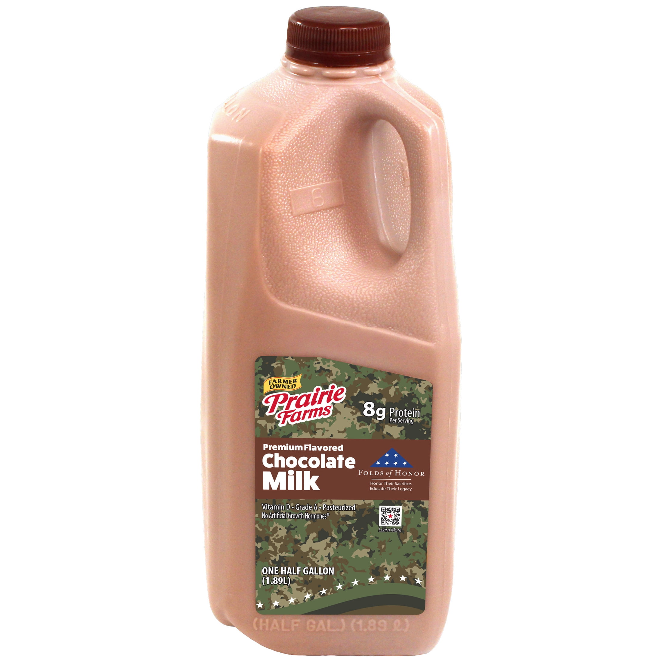 Prairie Farms Premium Chocolate Milk, Half Gallon, 64 Fl Oz