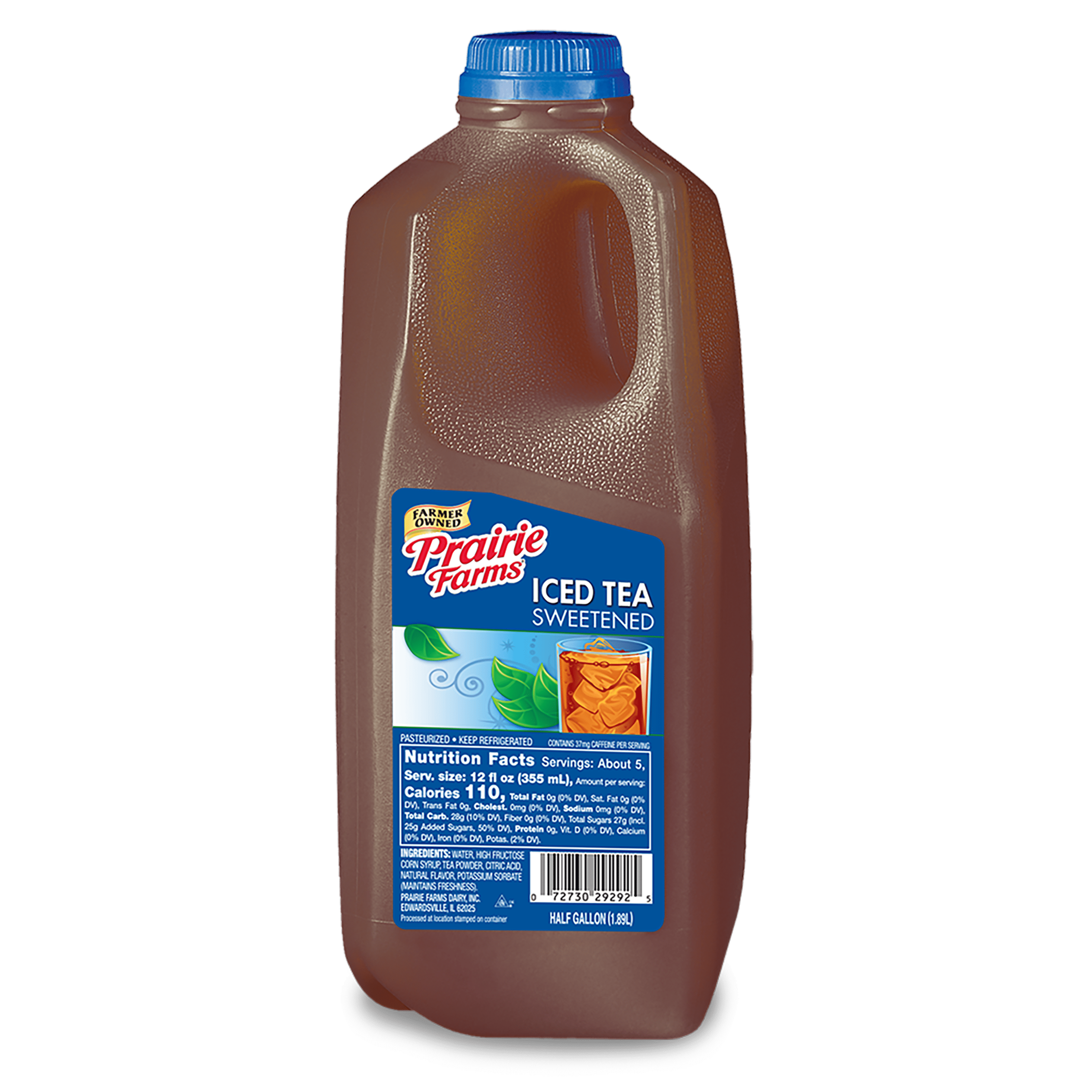 Prairie Farms Sweetened Ice Tea, Half Gallon