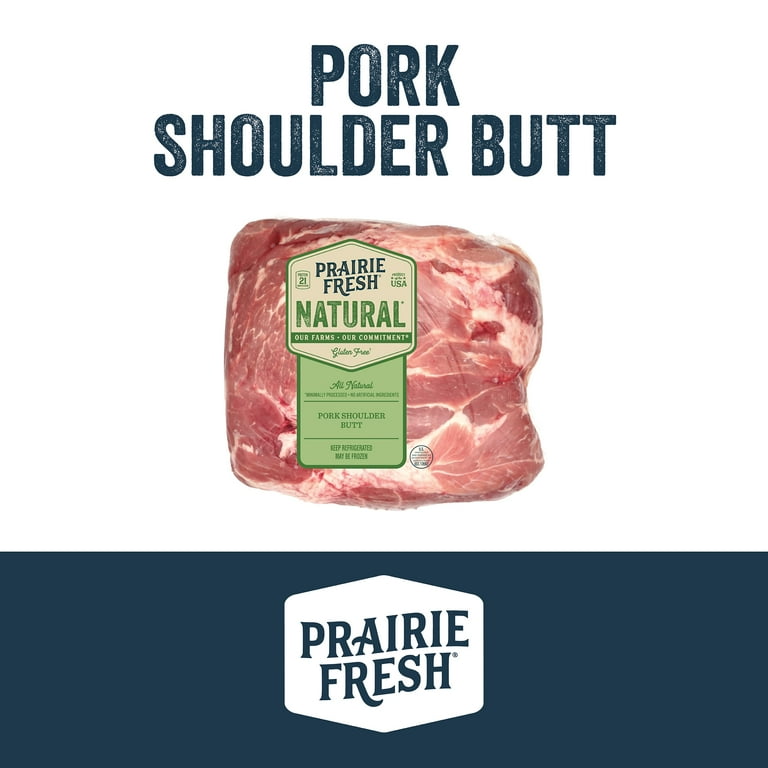 Lb Pork Shoulder Prairie Fresh Natural Fresh Pork Shoulder Butt