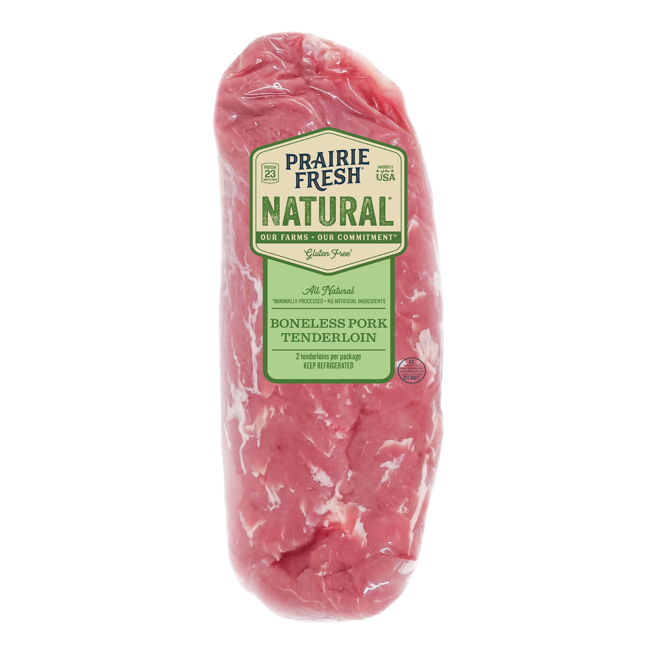 Prairie Fresh Natural Fresh Pork Tenderloin 2 Pieces, Boneless