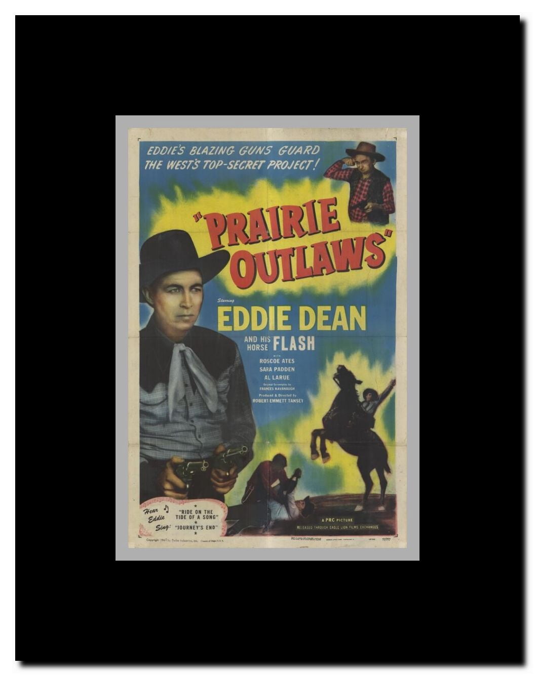 Prairie Outlaws Framed Movie Poster