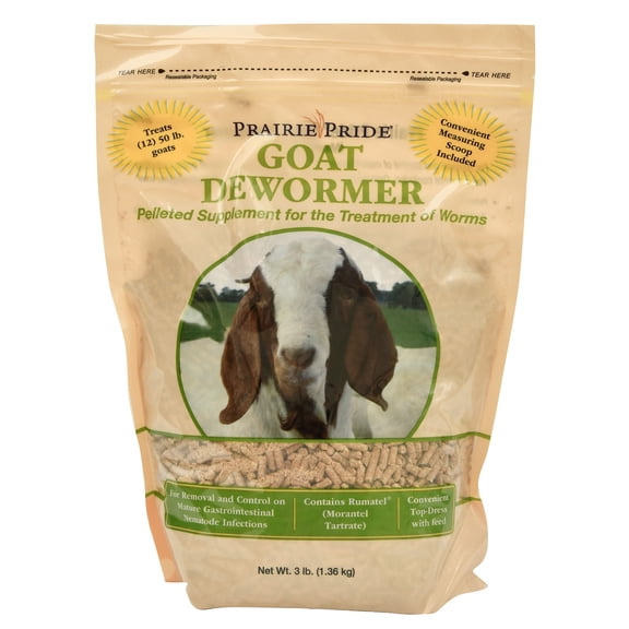 Prairie Pride Pelleted Goat Dewormer, 3 lb