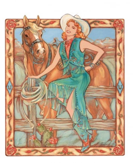 Prairie Rose Canvas Art - Susan Edison (16 x 20)