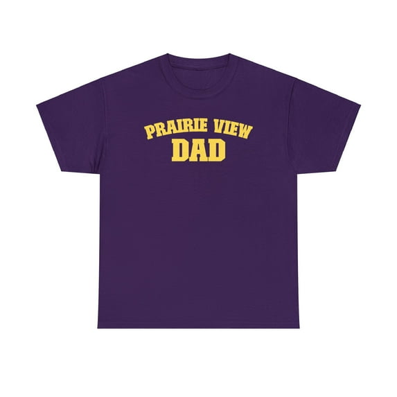 Prairie View A&M University Dad Unisex Heavy Cotton Tee - 107 HBCU