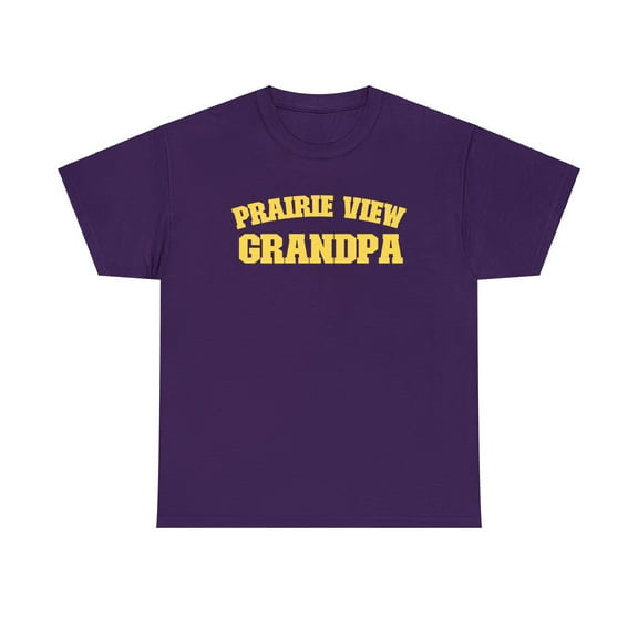 Prairie View A&M University Grandpa Unisex Heavy Cotton Tee - 107 HBCU