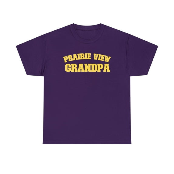 Prairie View A&M University Grandpa Unisex Heavy Cotton Tee - 107 HBCU