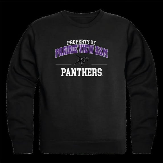 Prairie View A&M University Panthers Property of Crewneck Sweatshirt, Black - Large