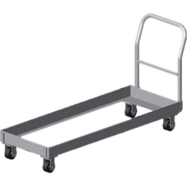 Prairie View CHILL3-HAND Triple with Handle Chill Tray Aluminum Dollies- 37.25 x 22.75 x 66.75 in.