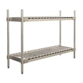 thumbnail image 1 of Prairie View KR204780-2 2 Tier Keg Shelving Aluminum Units- 20 x 83.75 in., 1 of 1
