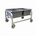 thumbnail image 1 of Prairie View LUGDB2 2 Lug Aluminum Carts- 20 x 24.5 x 33 in., 1 of 1