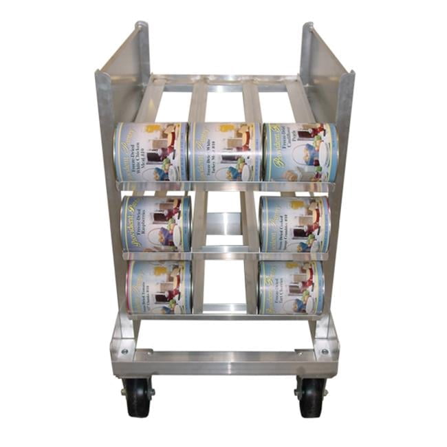 Prairie View Mobile Half Size Can Racks, 40 x 25 x 36 in. - Walmart.com