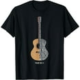 thumbnail image 1 of Praise Him With The Strings Psalm 150 Acoustic Guitar Player T-Shirt, 1 of 3