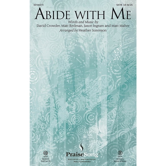 Abide with Me CHOIRTRAX CD by Matt Redman Arranged by Heather Sorenson