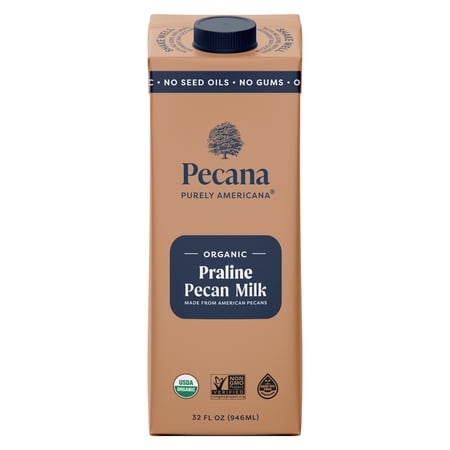 Pecana USDA Organic Praline Pecan Milk 32 fl oz Shelf-Stable Carton