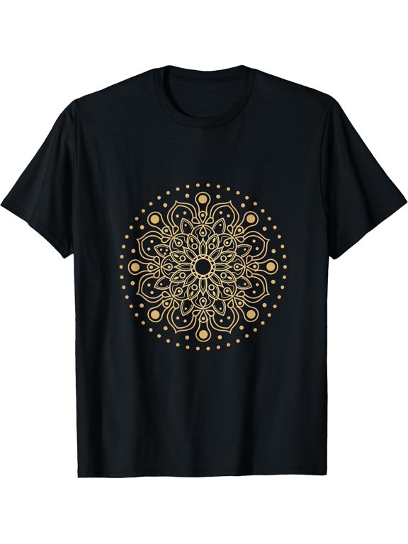Prana Art Yoga Mandala Sacred Geometry Meditation Tee Shirt
