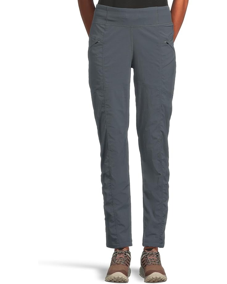 PrAna Women's Koen Pants Grey Blue (Size 8-10 Tall) - UPF 50+ Hiking & Adventure Pants, Slim Leg