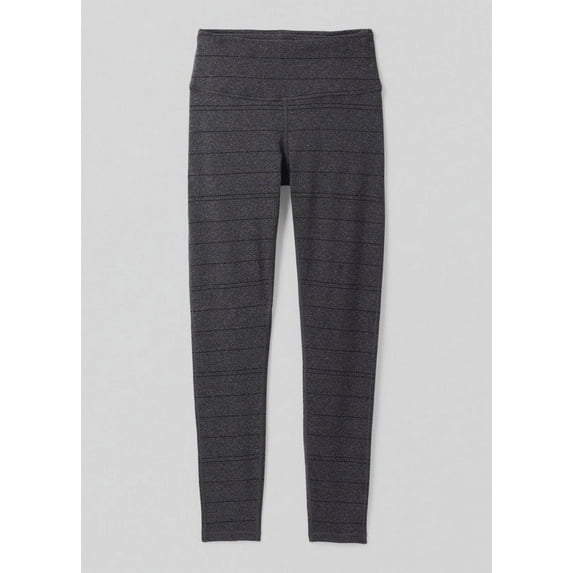 Prana Women's Transform Legging Color: Charcoal Stripe, Size: XS
